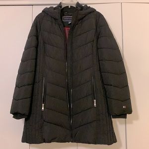 Black Quilted Coat